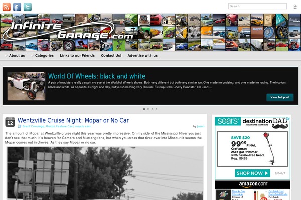 Graphene theme site design template sample