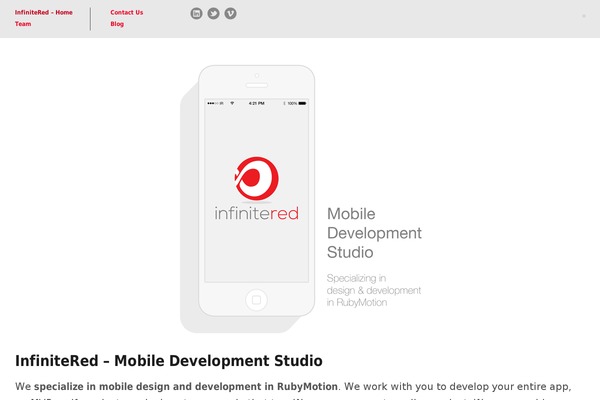 infinitered.com site used Architecture-v1_02