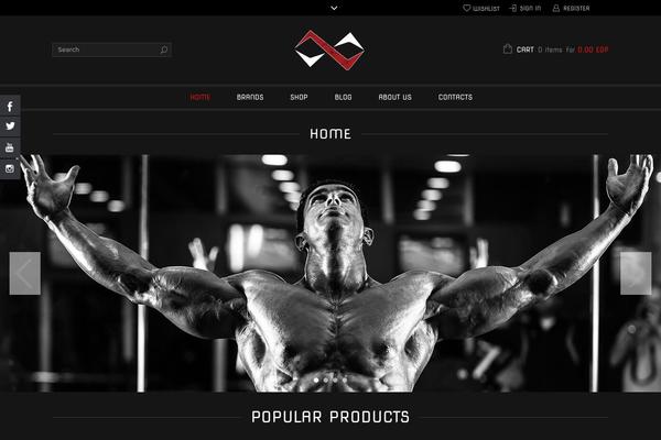 Legenda theme site design template sample