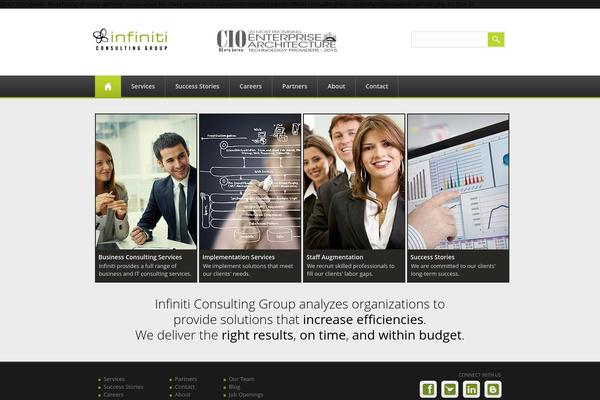 infiniti-v1 theme websites examples