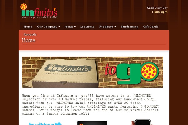 Gourmet theme site design template sample