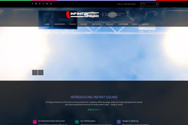 Site using ShortCodes plugin