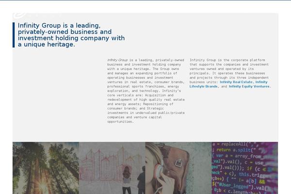 infinity-group.com site used Infinity-group-new-website