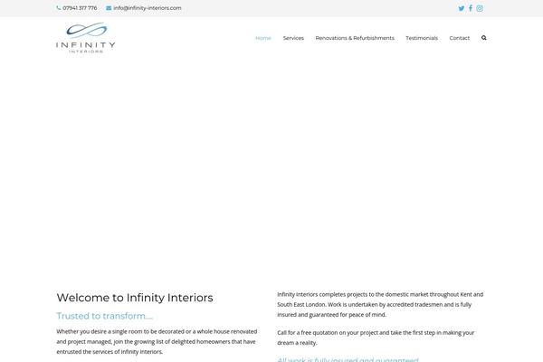 Total theme site design template sample