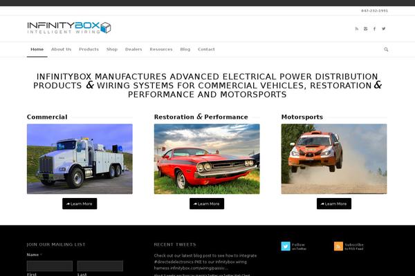 Enfold theme site design template sample