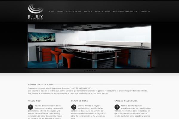 inFocus theme site design template sample