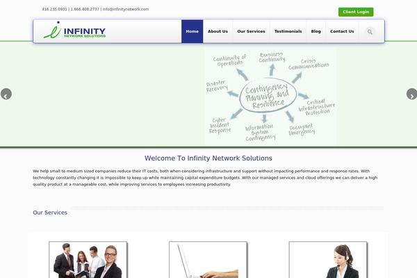 Stark theme site design template sample