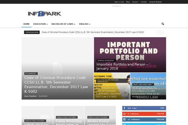 Newspaper theme site design template sample