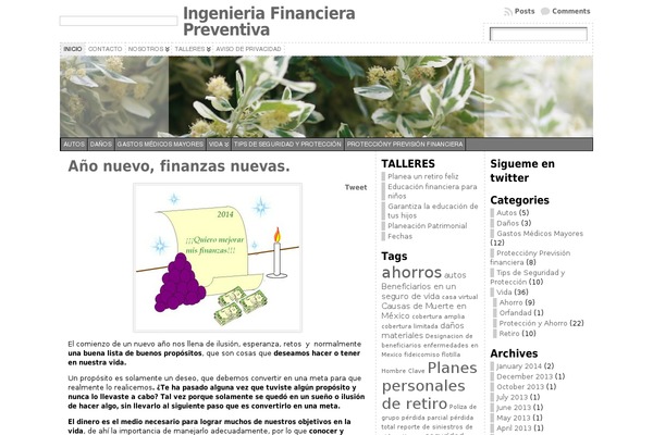 Parabola theme site design template sample