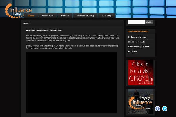 influencelivingtv.com site used Theme1418