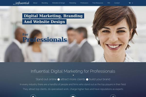 Zeyn theme site design template sample