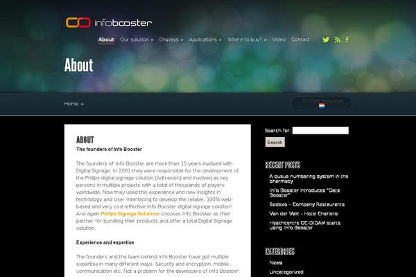Fusion theme site design template sample