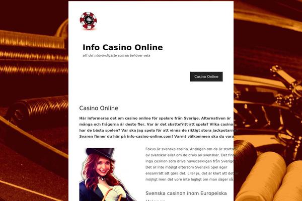 Knight theme site design template sample