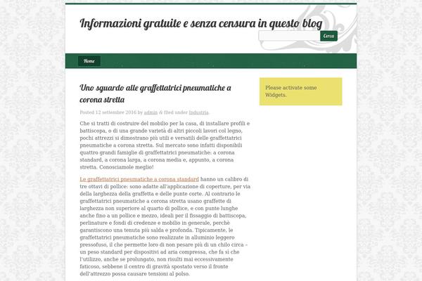Emerald theme site design template sample