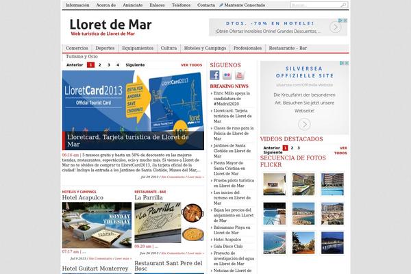BlogNews theme site design template sample