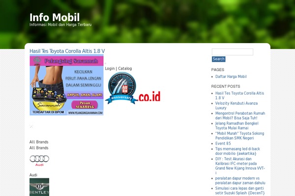 Gumbo theme site design template sample