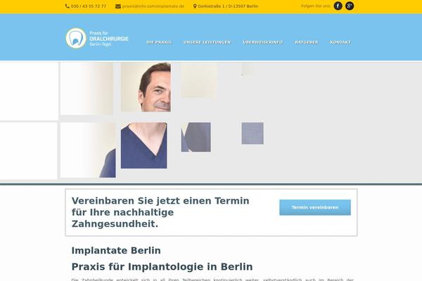 Medicate theme site design template sample