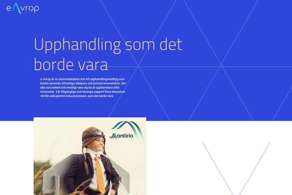 info.e-avrop.com site used Gorilla