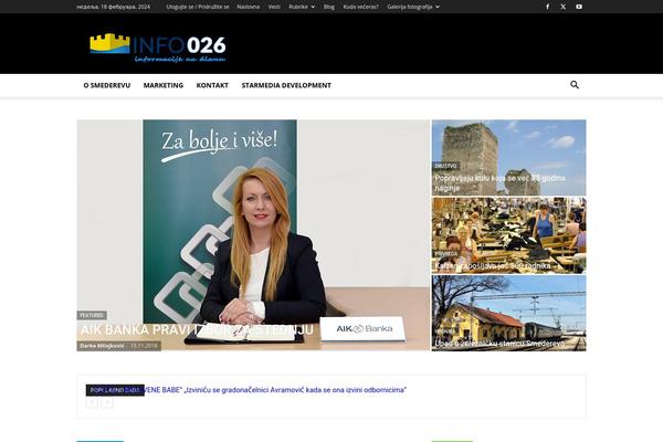 Site using Td-newsletter plugin