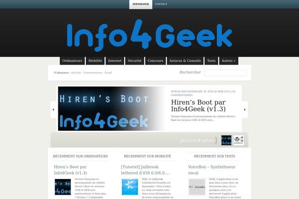 eNews theme site design template sample