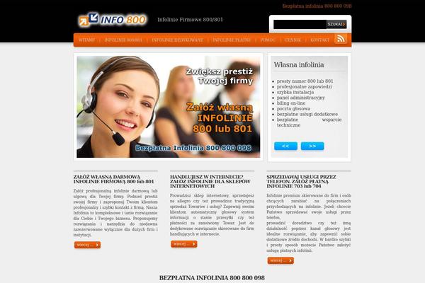 Webfolio theme site design template sample