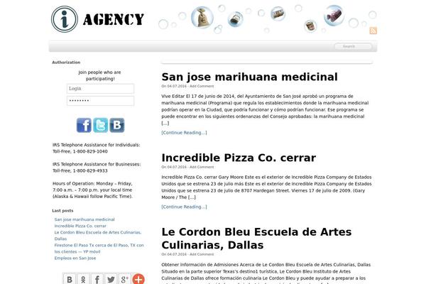 PageLines theme site design template sample