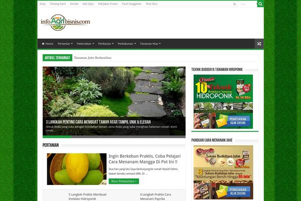 infoagribisnis.com site used Sahifa