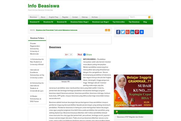 Resizable theme site design template sample