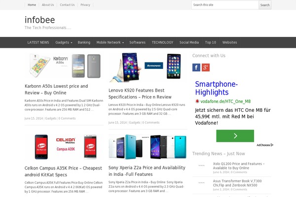 Site using Gp-premium plugin