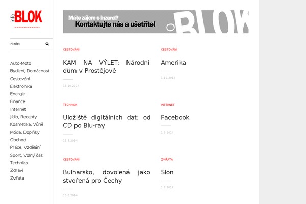 infoblok.cz site used Good
