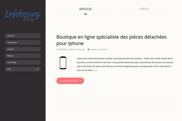 Newswire theme site design template sample
