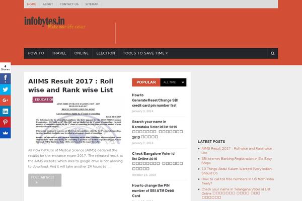 Site using Debt Calculator plugin