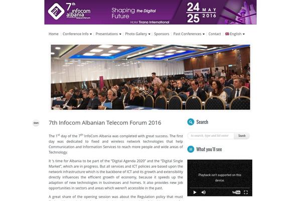 Evento theme site design template sample