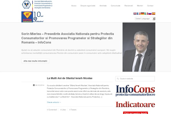 infocons.ro site used Impreza