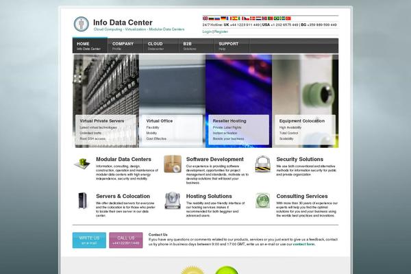 Corporate theme site design template sample