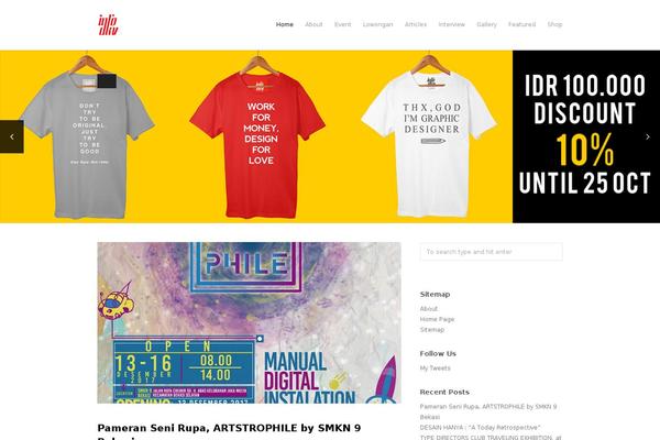 Elegant theme site design template sample