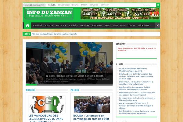 Site using news announcement scroll plugin