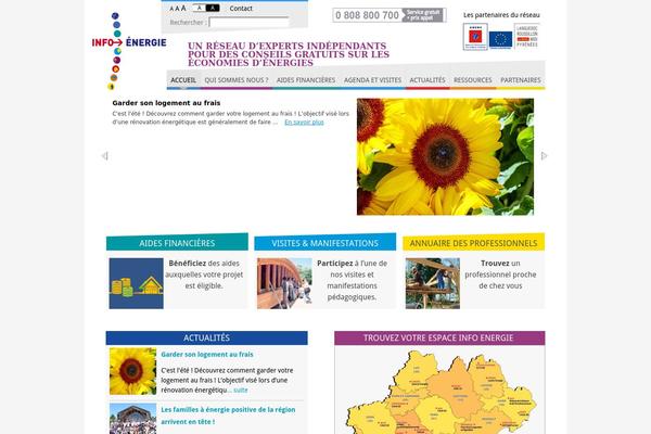 infoenergie-lr.org site used Agronomics Lite