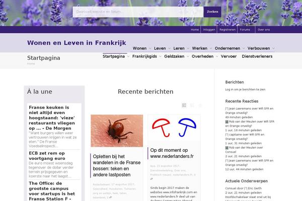 KLEO theme site design template sample