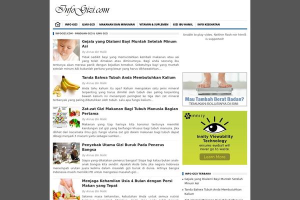 Point theme site design template sample