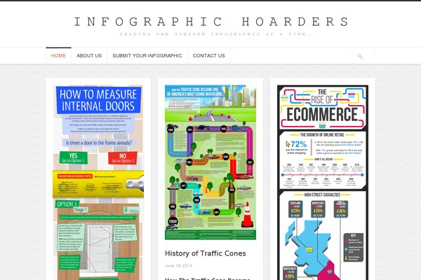 Hoarder theme site design template sample