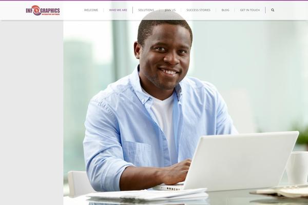 Alma theme site design template sample