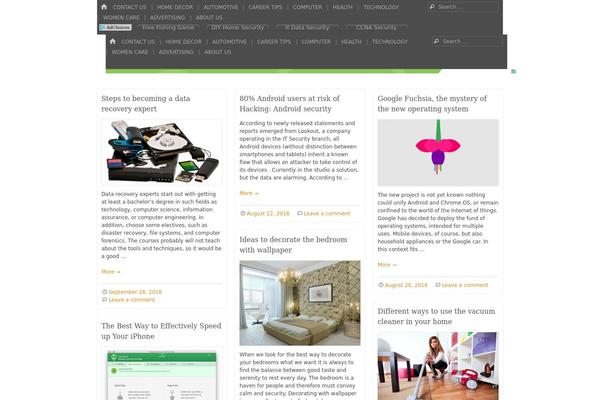 Emphaino theme site design template sample