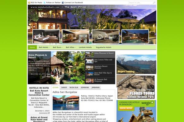 NewsPro theme site design template sample