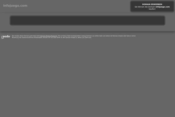 infojuego.com site used Infojuegoresponsive