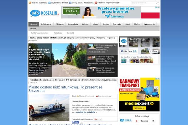 NewsPro theme site design template sample