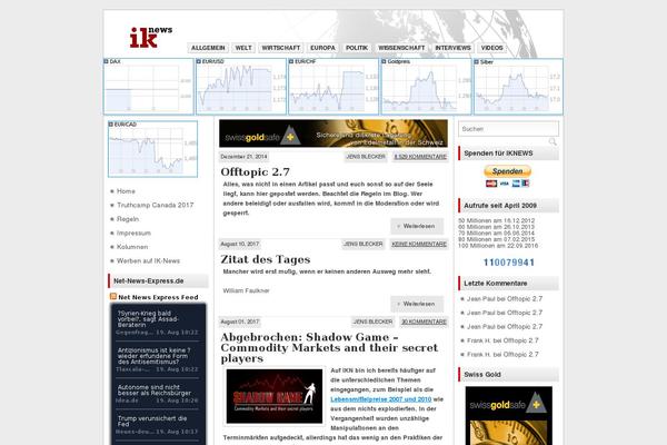 TheNews theme site design template sample
