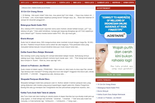 Do’a Ibu theme site design template sample