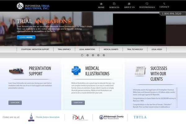 infomediatrialsolutions.com site used Its