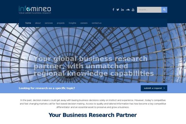 infomineo.com site used Infomineo-child